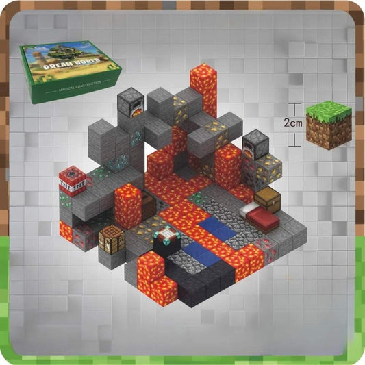 Blocos de Montar em ABS com Imã Magnético