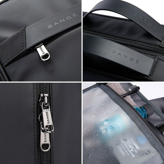 Necessaire Dobrável Preta com Zíper – Compacta e Espaçosa