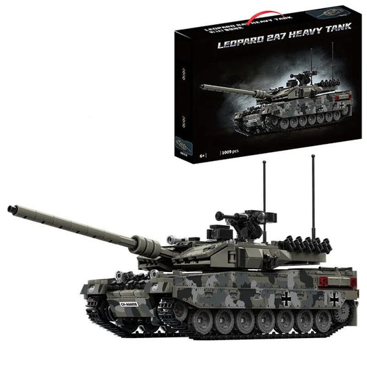 Bloco de Montar Tanque Militar – 1009 Peças