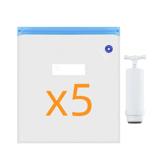 Kit Embalagem a Vácuo com Bomba Manual – 30x34 cm