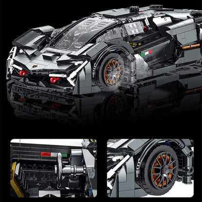 Bloco de Montar Carro Esportivo – 1512 Peças em Plástico ABS