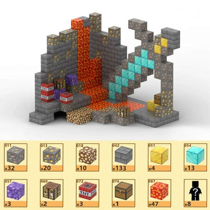 Brinquedo Blocos de Construção Magnético em Plástico ABS