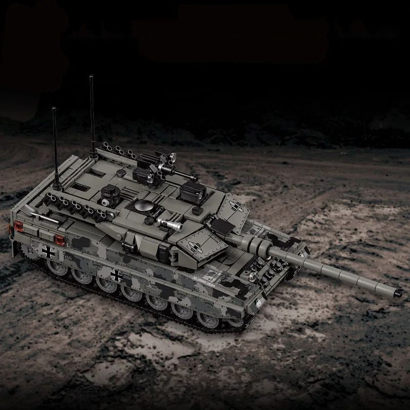 Bloco de Montar Tanque Militar – 1009 Peças