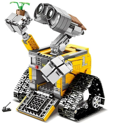 Bloco de Construção Wall-E 687 Peças com Controle Remoto