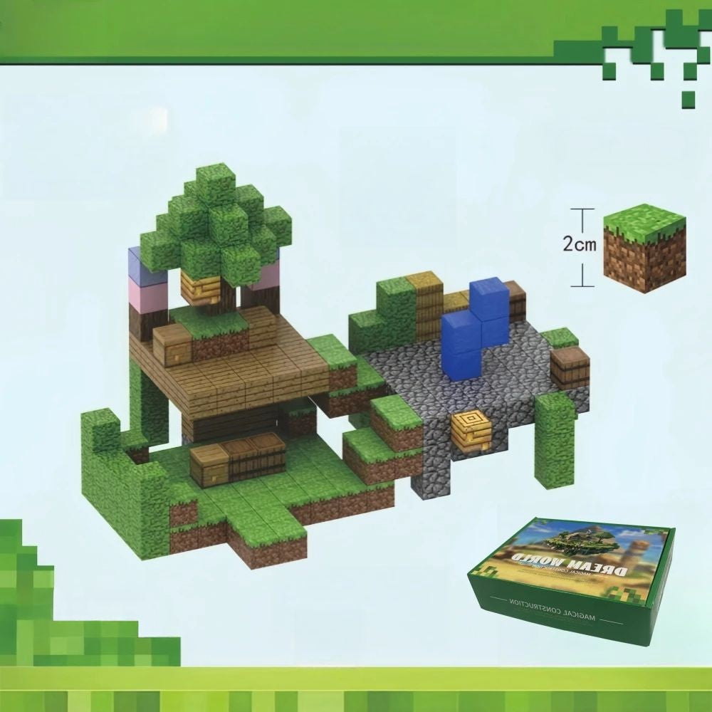 Blocos de Montar em ABS com Imã Magnético