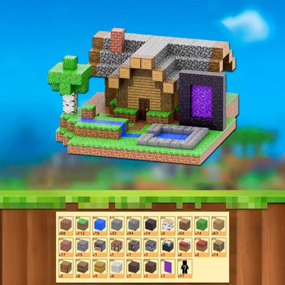 Brinquedo Blocos de Construção Magnético em Plástico ABS