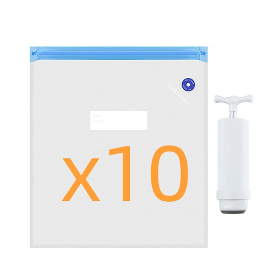 Kit Embalagem a Vácuo com Bomba Manual – 30x34 cm