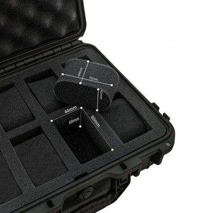 Maleta Plástica com Espuma Interna para 15 Relógios