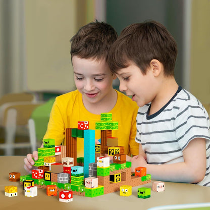 Blocos de Montar Magnéticos em ABS – 100 Peças