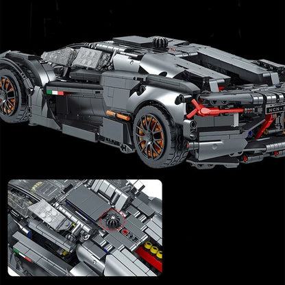 Bloco de Montar Carro Esportivo – 1512 Peças em Plástico ABS