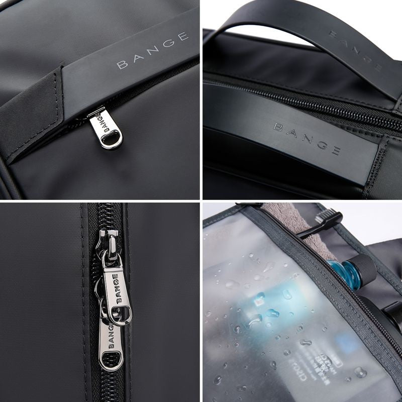 Necessaire Dobrável Preta com Zíper – Compacta e Espaçosa