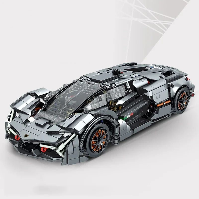 Bloco de Montar Carro Esportivo – 1512 Peças em Plástico ABS