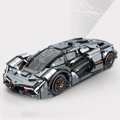 Bloco de Montar Carro Esportivo – 1512 Peças em Plástico ABS