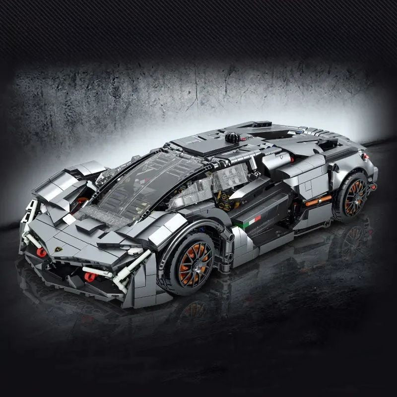 Bloco de Montar Carro Esportivo – 1512 Peças em Plástico ABS