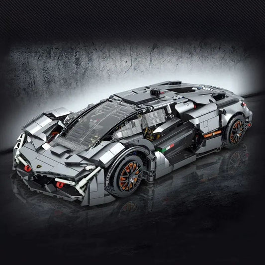 Bloco de Montar Carro Esportivo – 1512 Peças em Plástico ABS