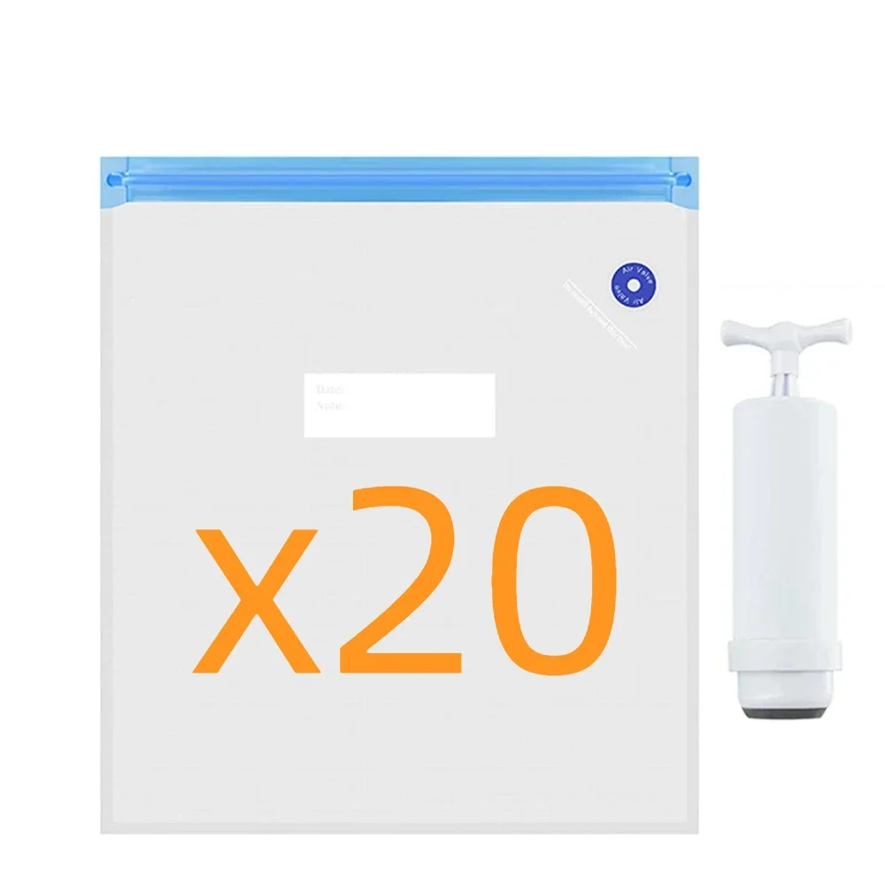 Kit Embalagem a Vácuo com Bomba Manual – 30x34 cm