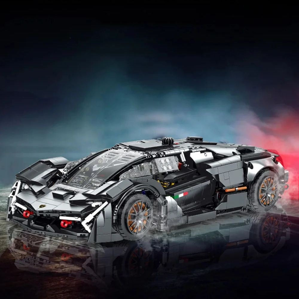 Bloco de Montar Carro Esportivo – 1512 Peças em Plástico ABS