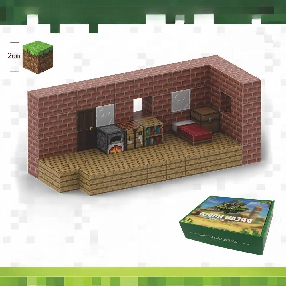 Blocos de Montar em ABS com Imã Magnético