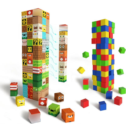 Blocos de Montar Magnéticos em ABS – 100 Peças