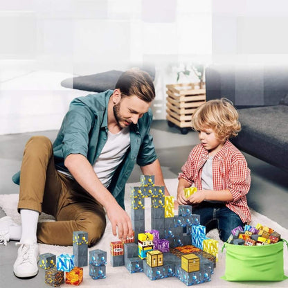 Brinquedo Blocos de Construção Magnético em Plástico ABS