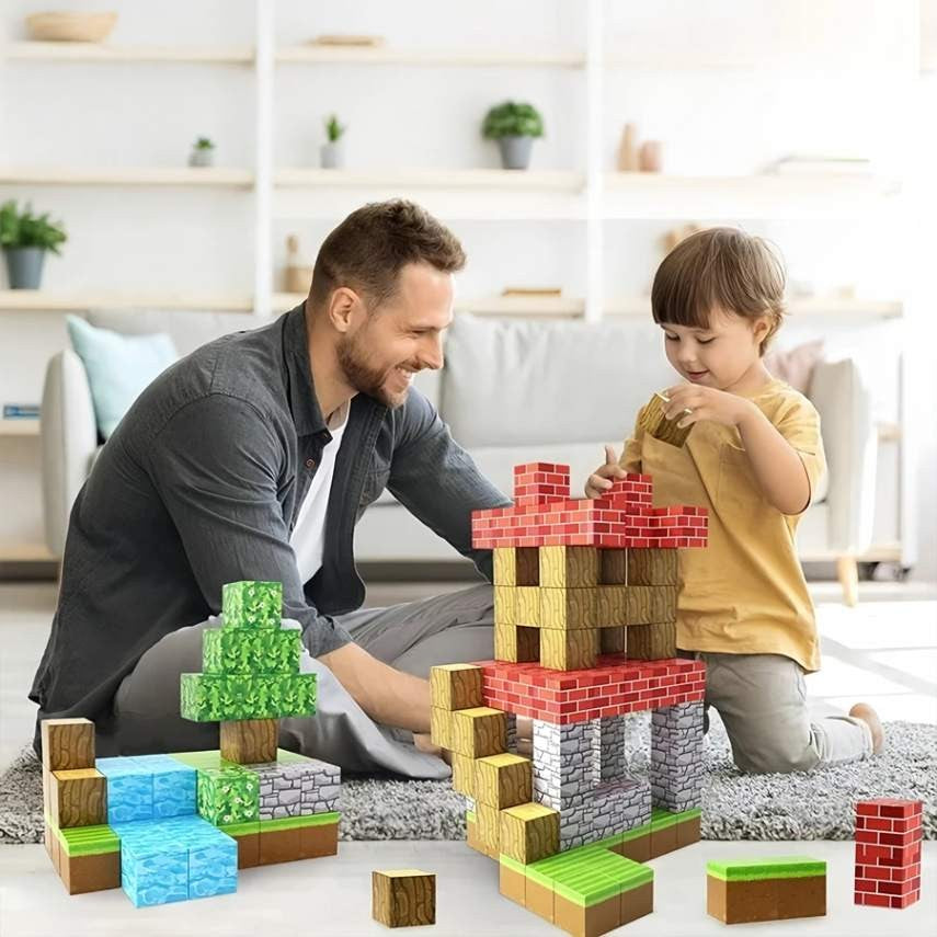 Blocos de Montar em ABS com Imã Magnético