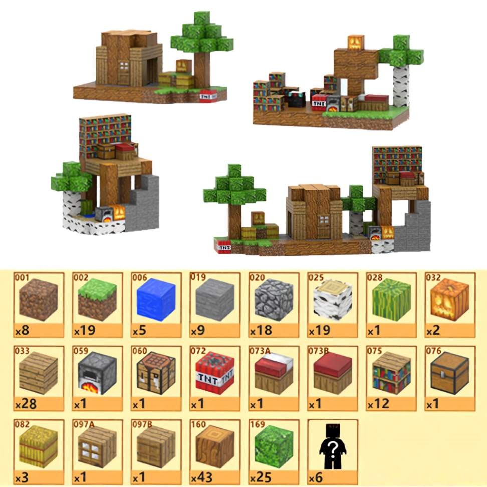 Brinquedo Blocos de Construção Magnético em Plástico ABS