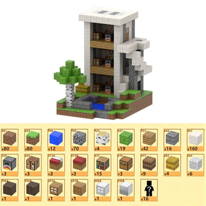 Brinquedo Blocos de Construção Magnético em Plástico ABS