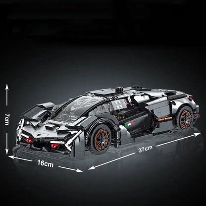 Bloco de Montar Carro Esportivo – 1512 Peças em Plástico ABS