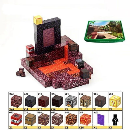 Blocos de Montar Magnéticos em ABS