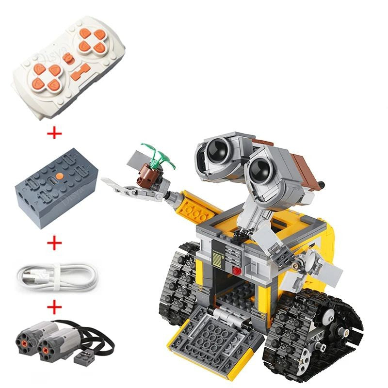Bloco de Construção Wall-E 687 Peças com Controle Remoto