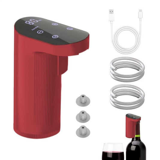Dispensador de Vinho Elétrico com Decantador Aerador