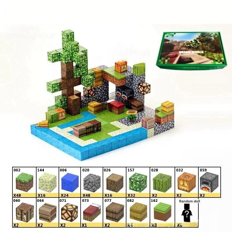 Blocos de Montar Magnéticos em ABS