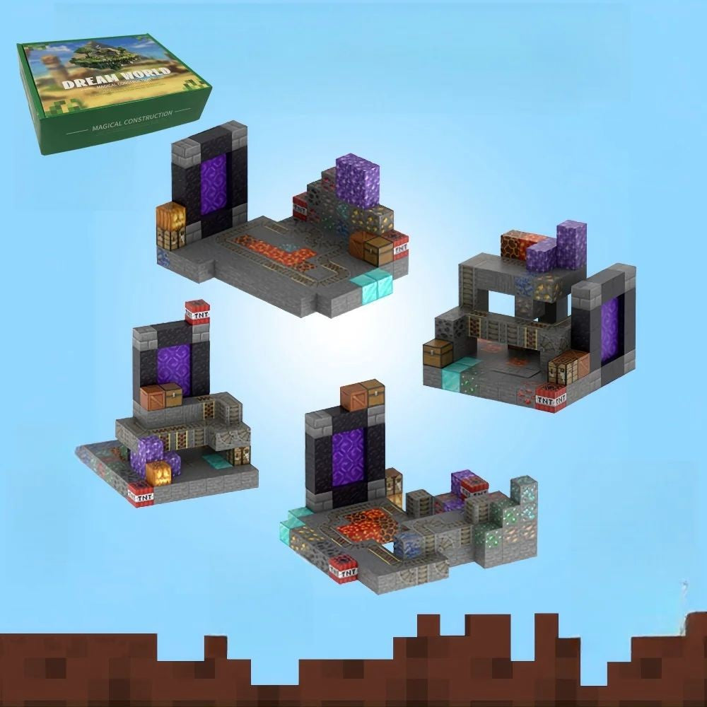 Blocos de Montar em ABS com Imã Magnético