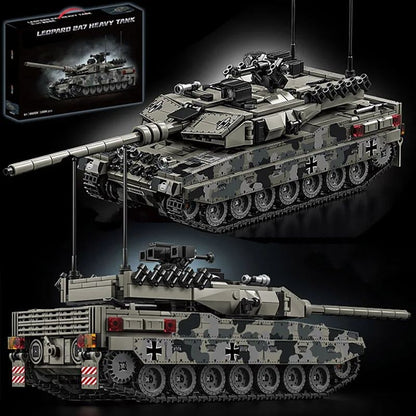Bloco de Montar Tanque Militar – 1009 Peças