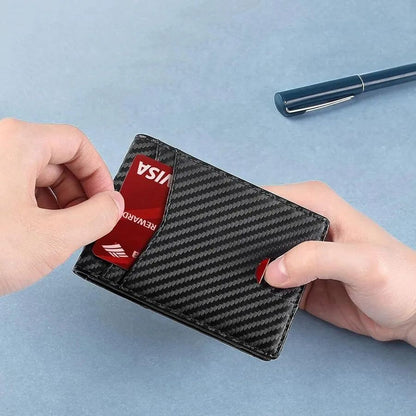 Carteira Compacta com Espaço para 6 Cartões