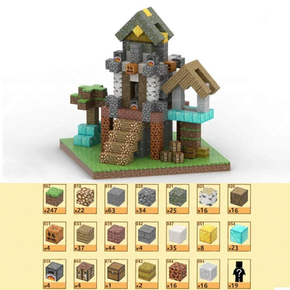 Brinquedo Blocos de Construção Magnético em Plástico ABS