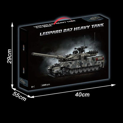 Bloco de Montar Tanque Militar – 1009 Peças